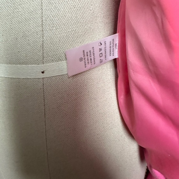 Buddy Love Jacket Medium Bubblegum Pink Suede Studded Zip Closure Like New Cond - Picture 6 of 7